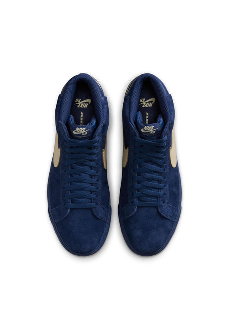 Nike SB Zoom Blazer Mid Schuhe Jungs coastalblue-paleyellow-coastalblue – Detailansicht 1
