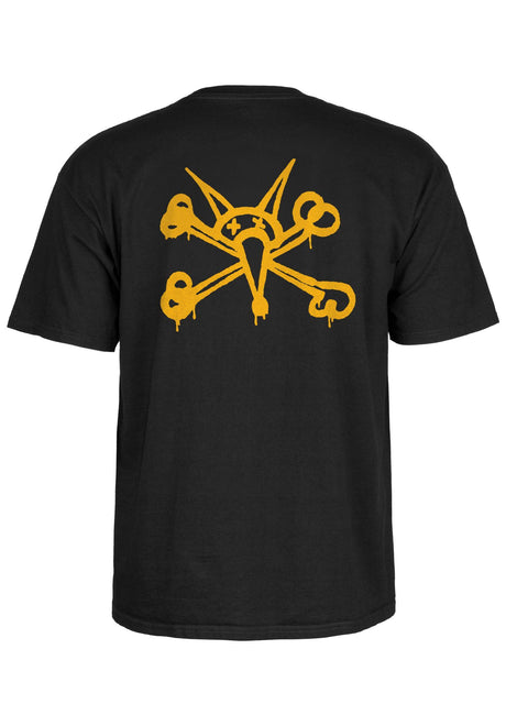 Bones Wheels Vato Rat T-Shirt black – Rückenansicht