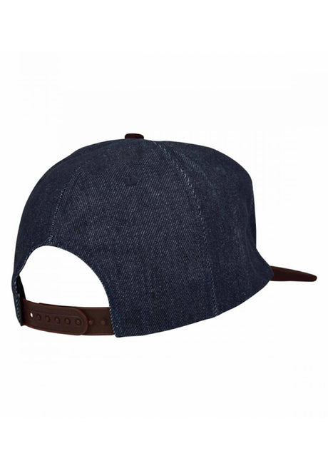 Santa-Cruz Opus Dot Cord Snapback Cap darkdenim-coffeecord – Rückenansicht