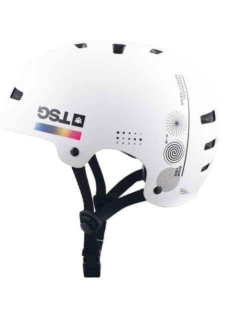 TSG Evolution Graphic Design Helm white board-cast – Detailansicht 1