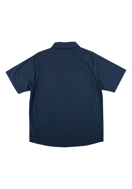 Creature Web 2 Relic Work Top Hemd-Kurzarm navy – Rückenansicht