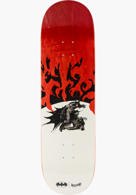 Welcome x Batman Talons Popsicle Deck red-stain – Vorderansicht