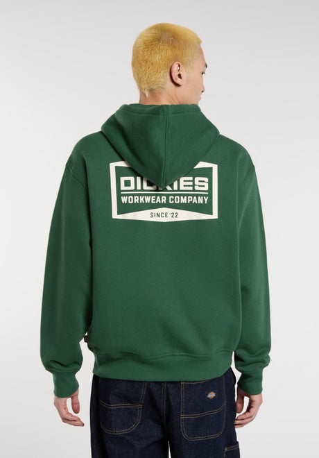 Dickies Bolivar FZ Zip-Hoodie pineneedlegreen – Vorderansicht