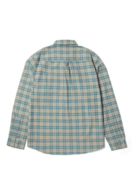 HUF Modal Plaid Hemd-Langarm putty – Detailansicht 1