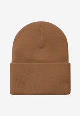 Acrylic Watch Hat WIPHbrown Rueckenansicht