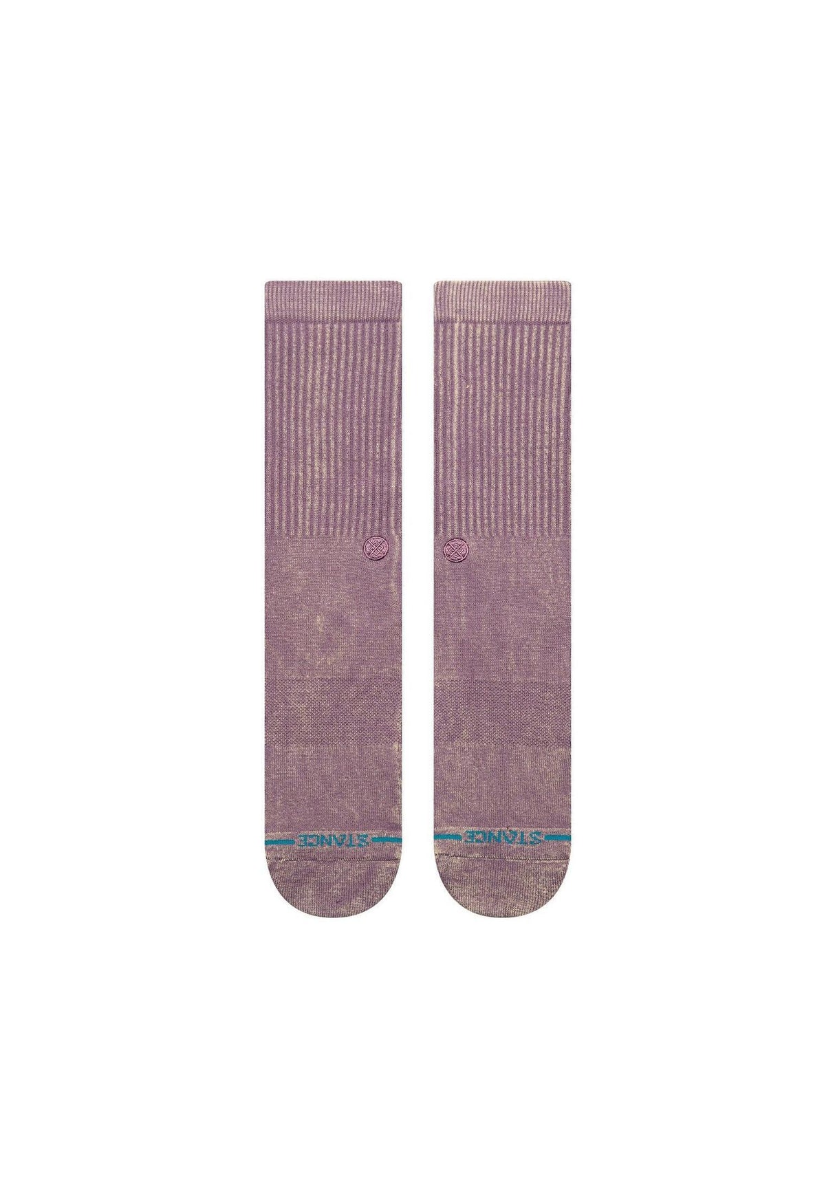 Icon Dyed Crew plum Rueckenansicht