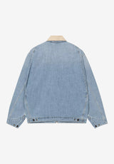 OG Detroit blue-dustyHbrownburstwashed Rueckenansicht
