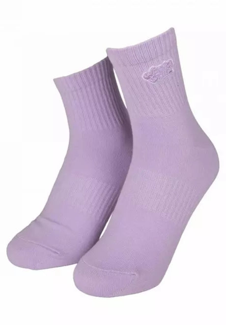 Santa-Cruz Groovy Stack 2 Pack Socken white-lilac – Rückenansicht