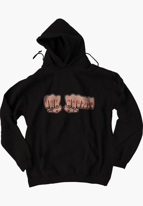 Toy-Machine Fists Hoodie black – Vorderansicht