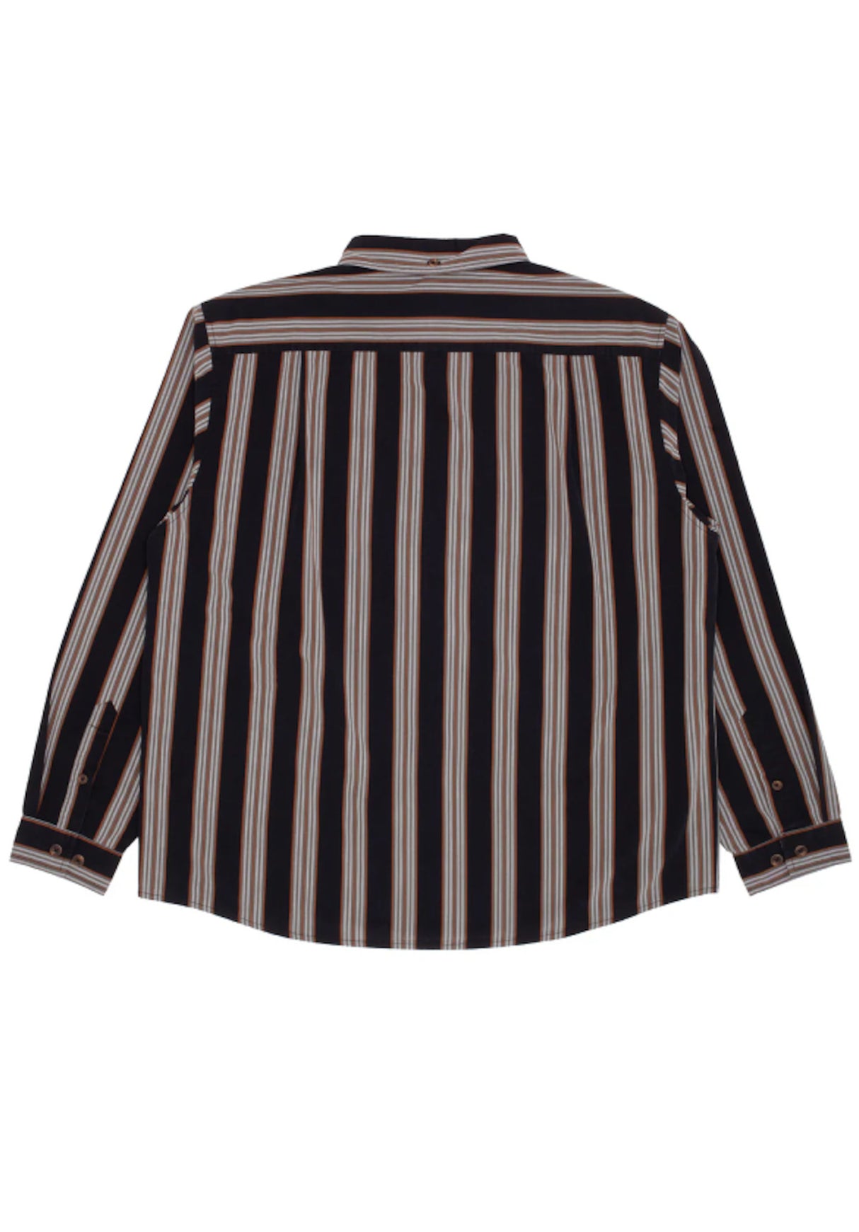 Long Sleeve Button Down black stripe Rueckenansicht