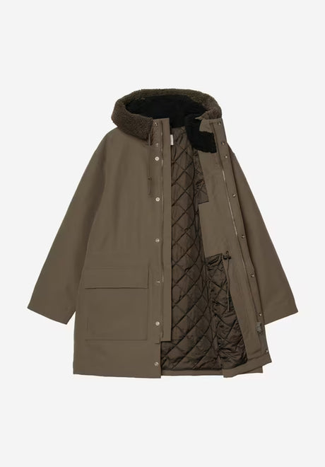 Carhartt WIP Siberia Parka Winterjacke vitola – Detailansicht 1
