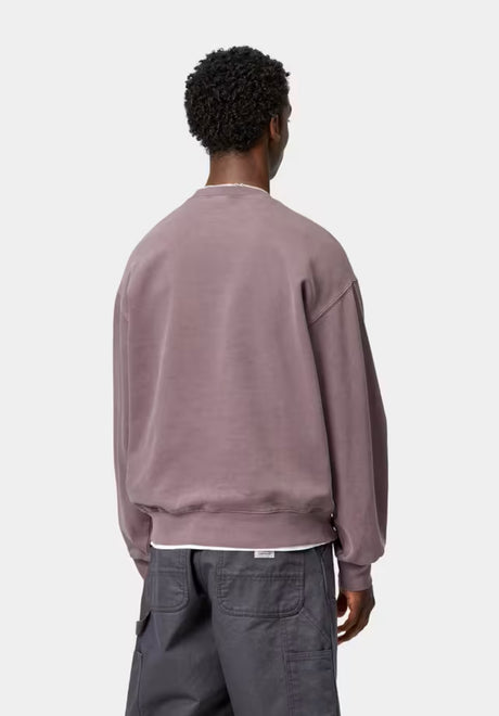 Carhartt WIP Vista Sweatshirt phloxgarmentdyed – Rückenansicht