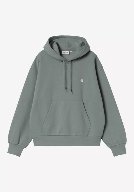 Carhartt WIP W´ Casey Hoodie velvetgreen – Vorderansicht