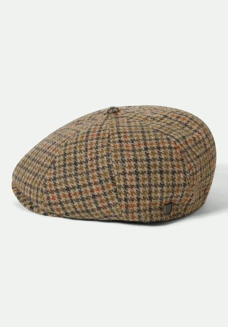 Brixton Brood Hut oatmeal-charcoalhoundstooth – Rückenansicht