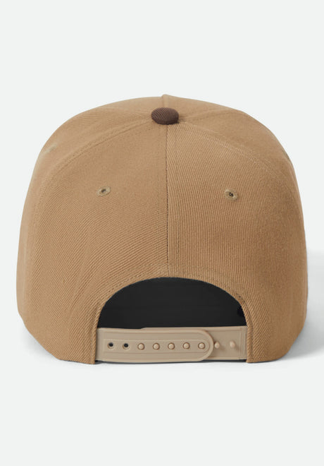 Brixton Linwood C MP Cap sand-pineconebrown – Rückenansicht