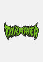Metal Sticker black-green Vorderansicht