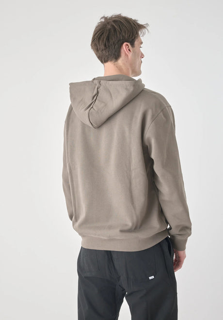 Cleptomanicx Ligull Boxy Hoodie bungeecord – Rückenansicht