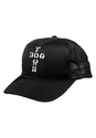Cross Letters Flip Mesh black Vorderansicht