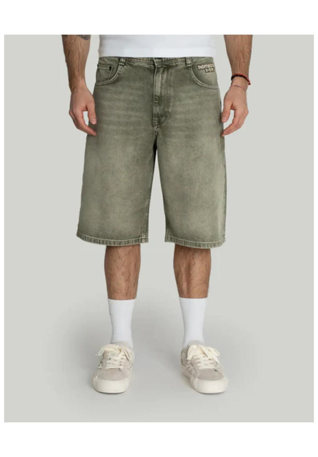 X-tra Baggy Dye Denim washedgreen Vorderansicht