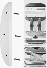 Powell-Peralta Tail Bone Skate-Zubehör white – Rückenansicht