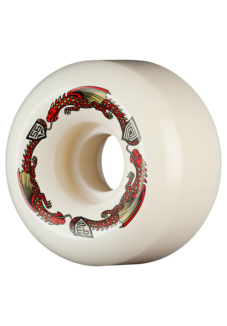 Powell-Peralta Dragons 93A V6 Symmetrical Medium Ride Rolle offwhite – Vorderansicht