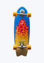 Huntington Grom 30 Surfskates blue-orange Vorderansicht