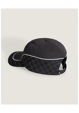 Retro Curved Bill Jockey black Rueckenansicht