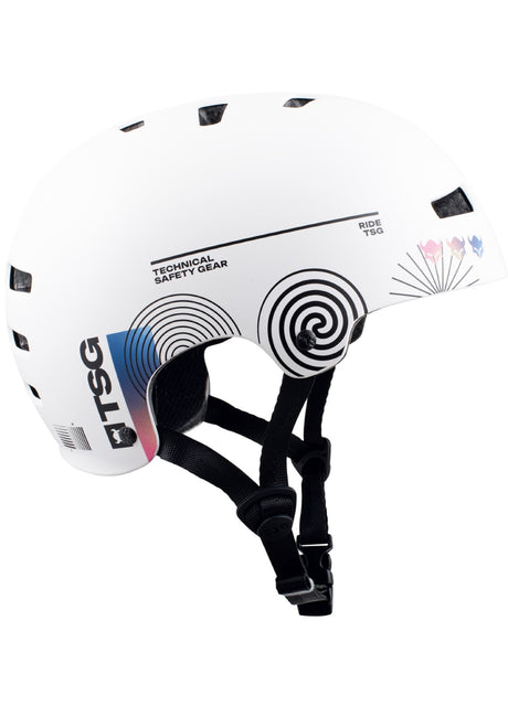 TSG Evolution Graphic Design Helm white board-cast – Oberansicht