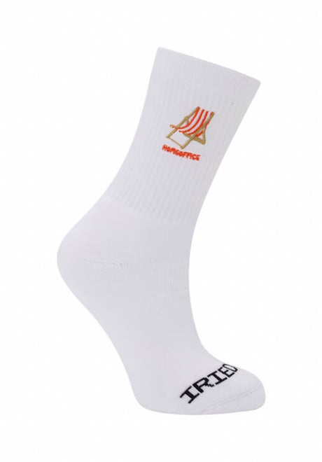 iriedaily Homeoffice Socken white – Vorderansicht