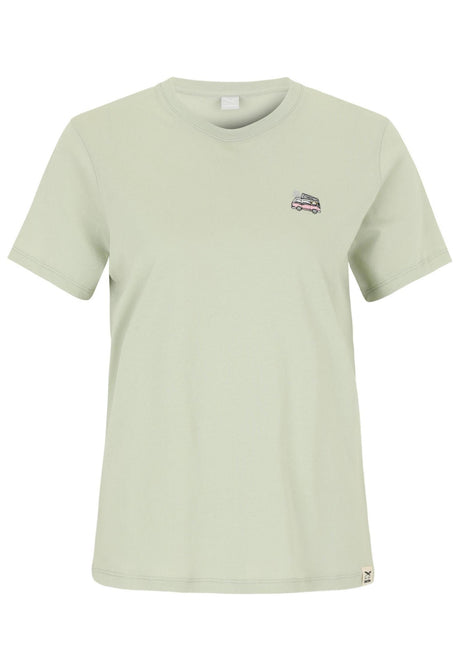 iriedaily Vancy T-Shirt lightsage – Vorderansicht