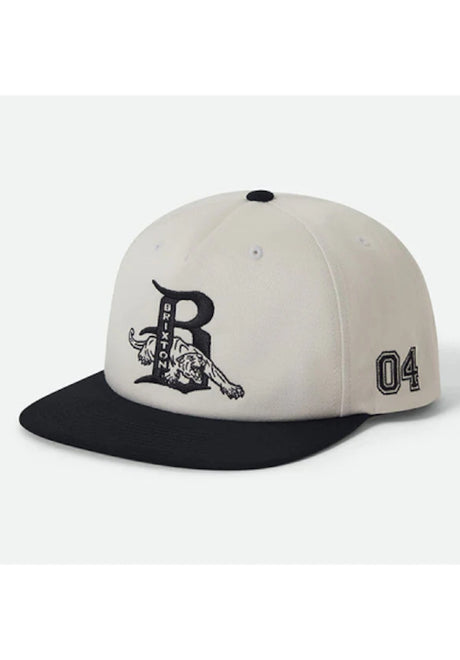 Brixton Predator Cap offwhite-black – Vorderansicht