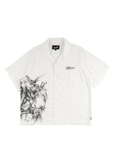 Torment printed linen white Vorderansicht