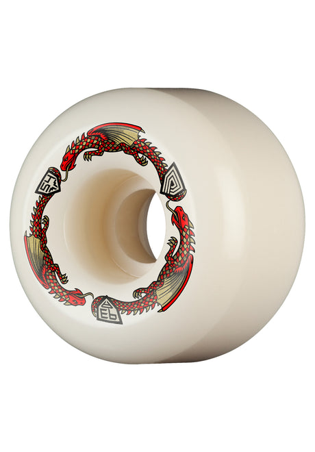 Powell-Peralta Dragons 93A A2 Symmetrical Wide Ride Rolle offwhite – Vorderansicht