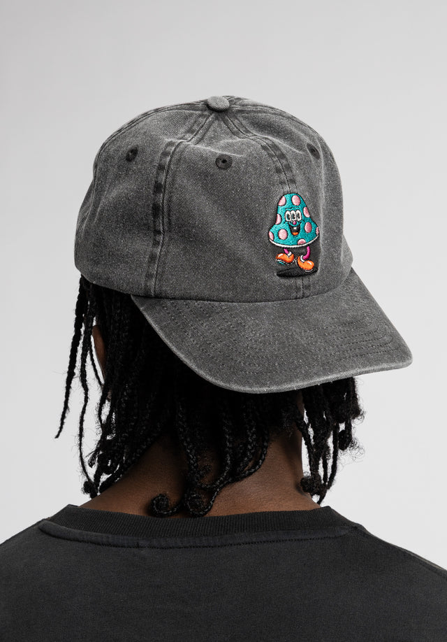 x YEYE WELLER Cap blackfaded Vorderansicht