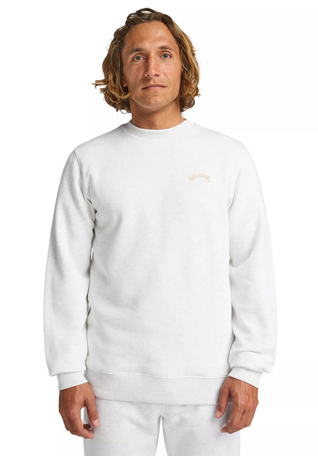 Billabong Arch CR Sweatshirt oatmealheather – Vorderansicht