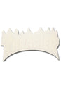 Flame Sticker Small 4 white Vorderansicht