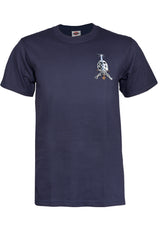 Skull & Sword navy Rueckenansicht