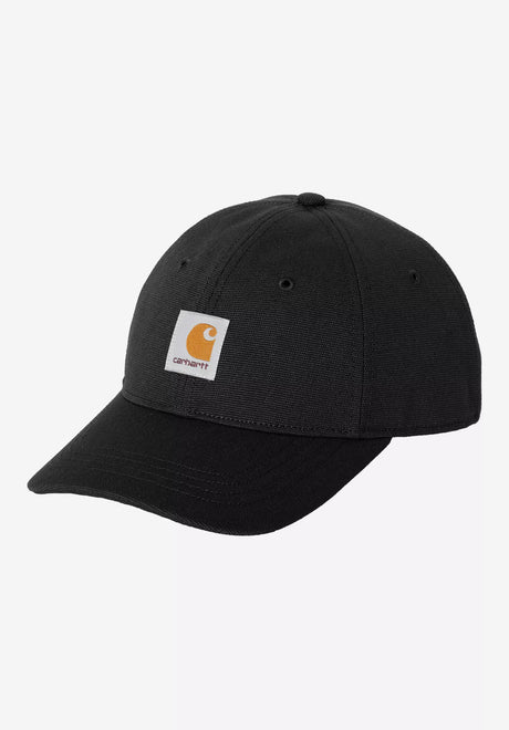 Carhartt WIP Canvas Cap black – Vorderansicht