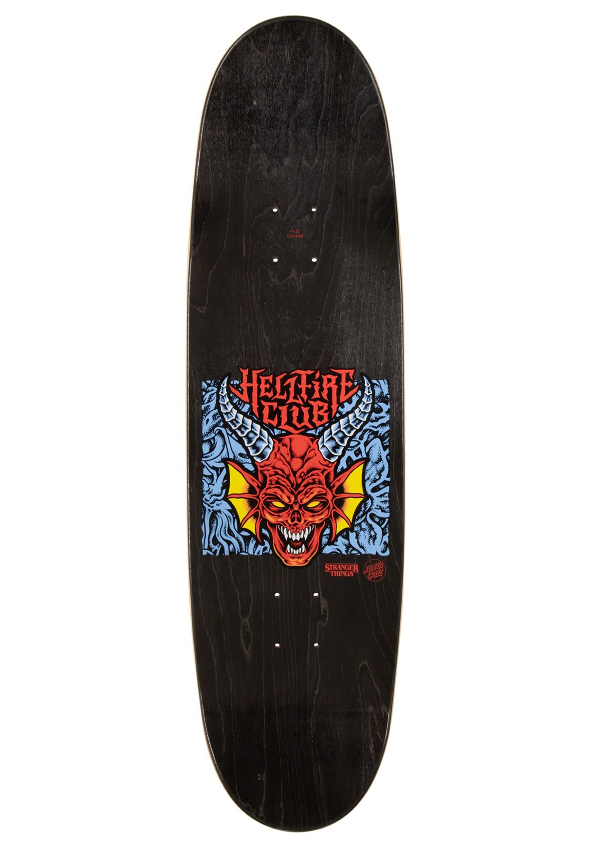 X Stranger Things Hellfire Club Flames glow-in-the-dark Closeup1