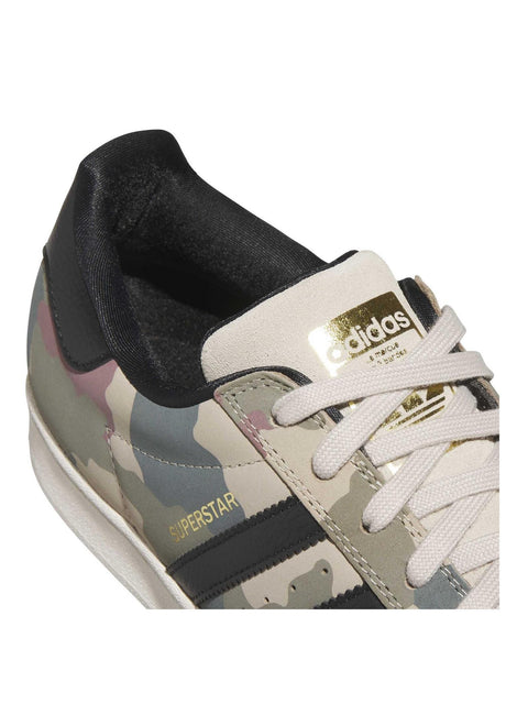 adidas-skateboarding Superstar ADV Schuhe Jungs khaki-black-white – Oberansicht