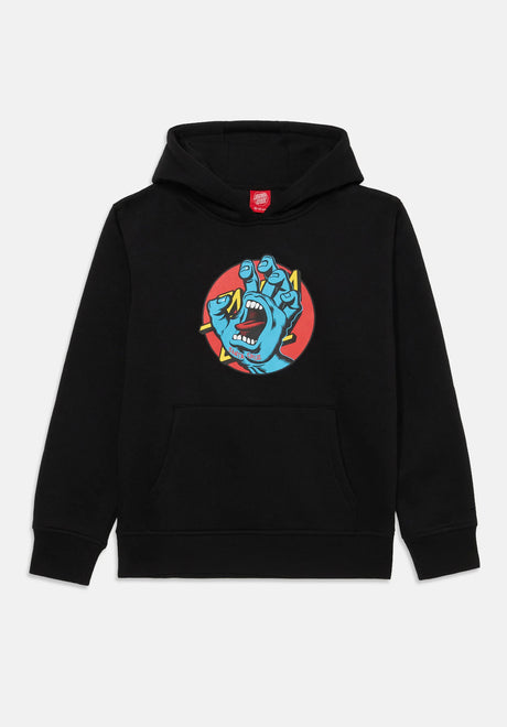 Youth Hand Dot Front black Vorderansicht