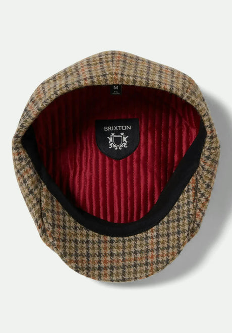 Brixton Brood Hut oatmeal-charcoalhoundstooth – Detailansicht 2