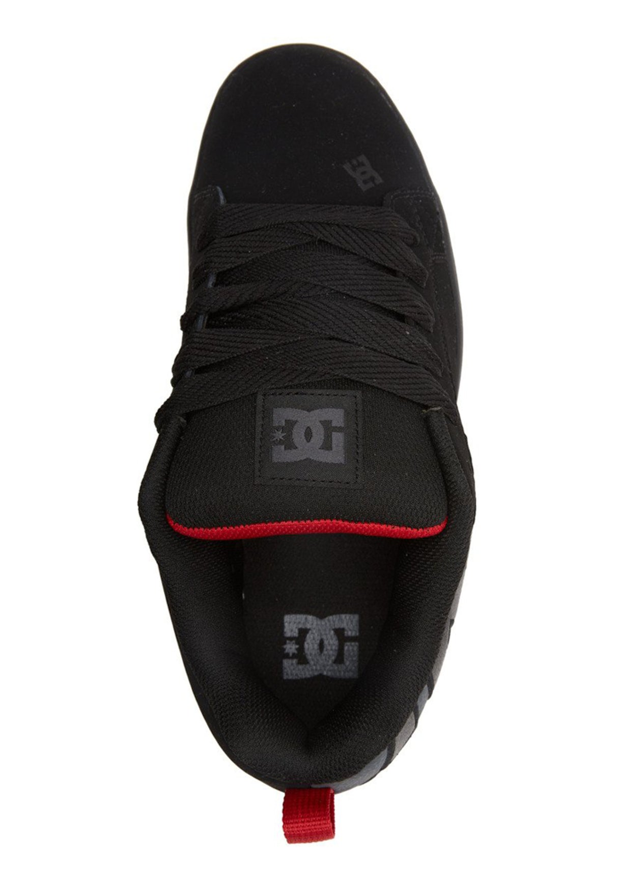 Court Graffik SQ black-grey-red Closeup1