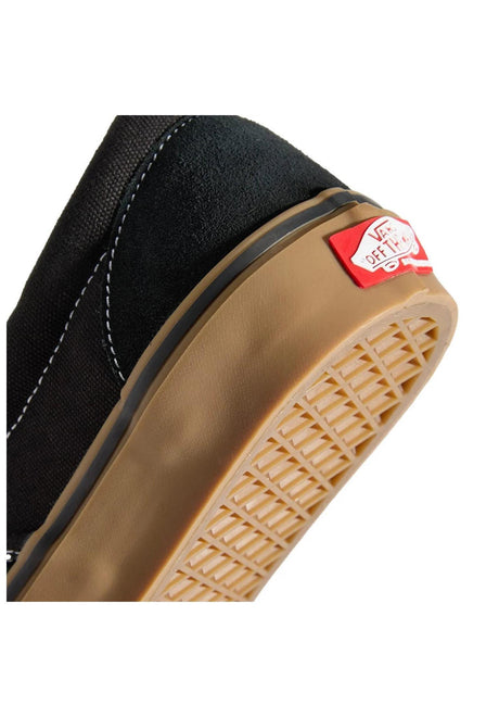 Skate Slip-On black-gum-white Seitenansicht