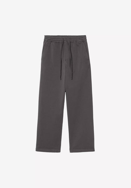 Carhartt WIP Floyde Pant Chino- / Stoffhose graphitegarmentdyed – Vorderansicht