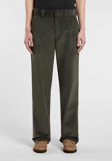 Dickies Corduroy 874 Pant Chino- / Stoffhose olivegreen – Vorderansicht