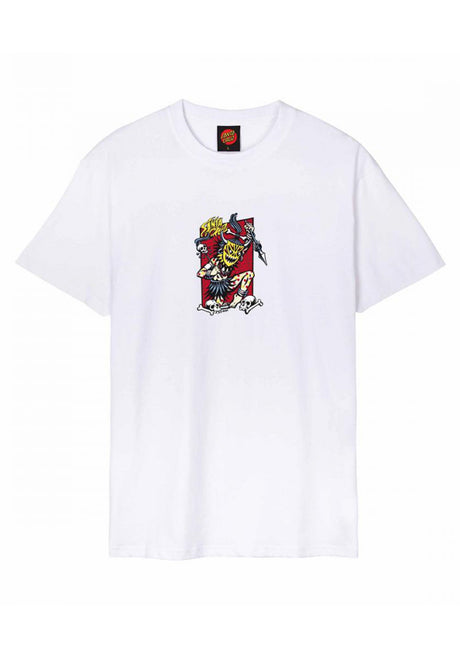 Santa-Cruz Salba Voodoo Frame Front T-Shirt white – Vorderansicht