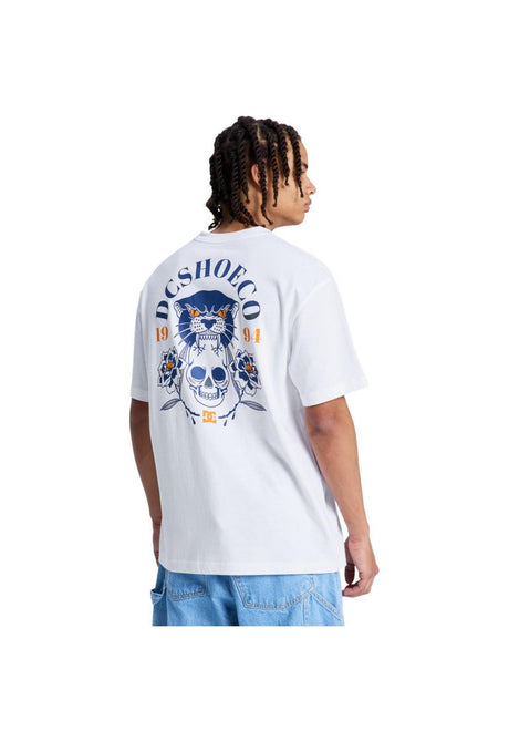 DC Shoes Tiger Bite T-Shirt white – Vorderansicht