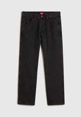 Skate Loose Bootcut Denim black Vorderansicht