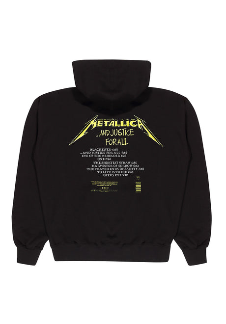 Metallica - And Justice for all black Rueckenansicht